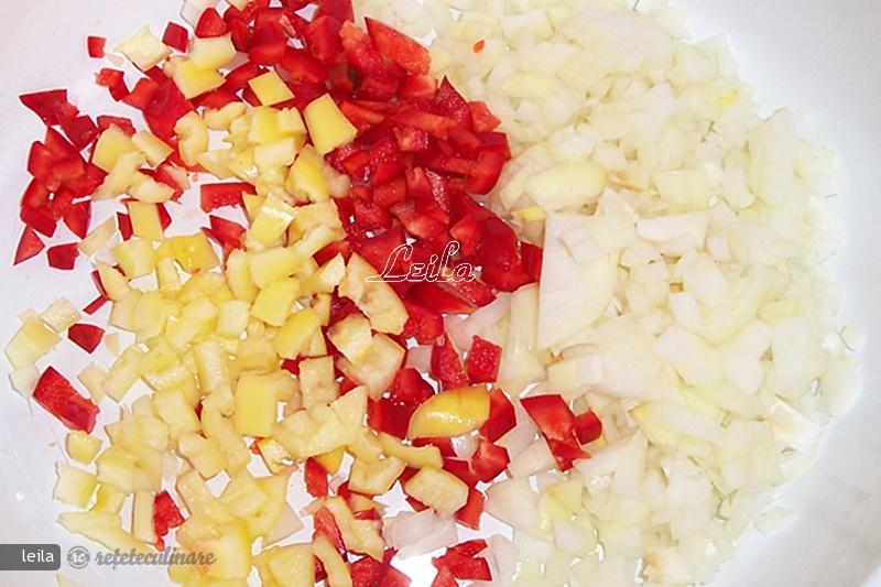 Pilaf de Orez cu Carnita de Mistret