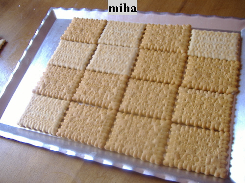 Prajitura din Biscuiti cu Piure de Castane