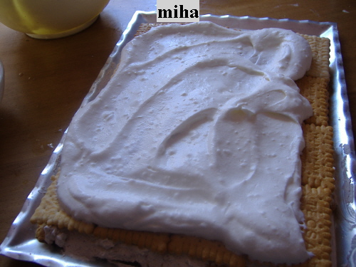Prajitura din Biscuiti cu Piure de Castane