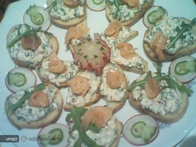 Tartine cu Somon