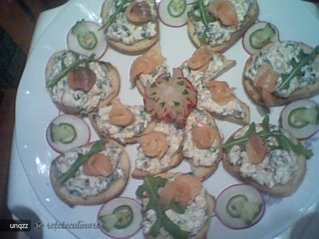 Tartine cu Somon