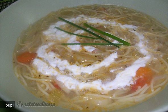 Supa de Varza Dulce cu Smantana