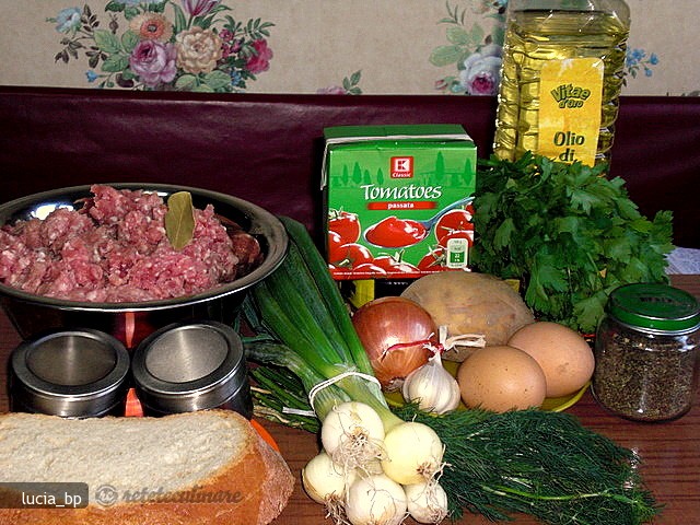 Chiftelute din Carne cu Cascaval