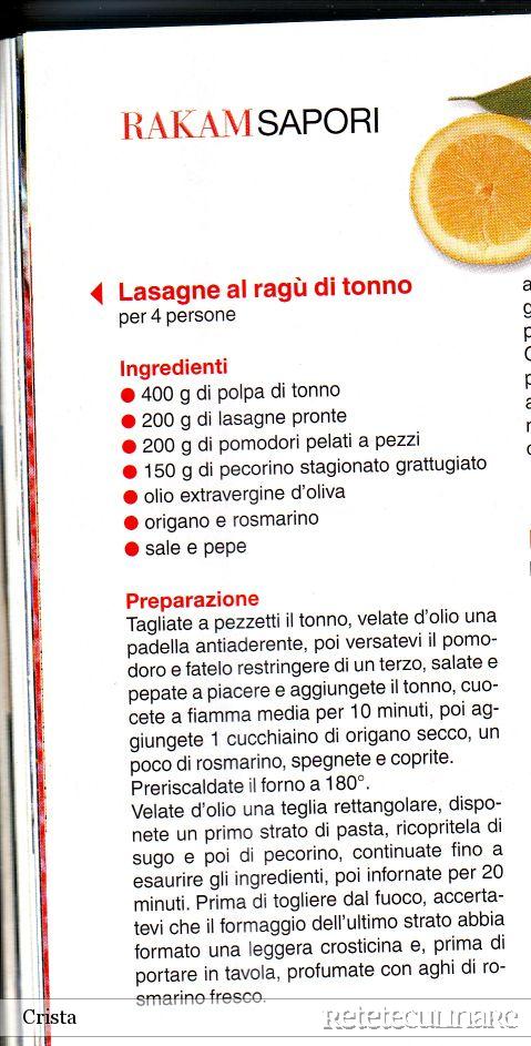 Lasagna cu Peste (merluciu)