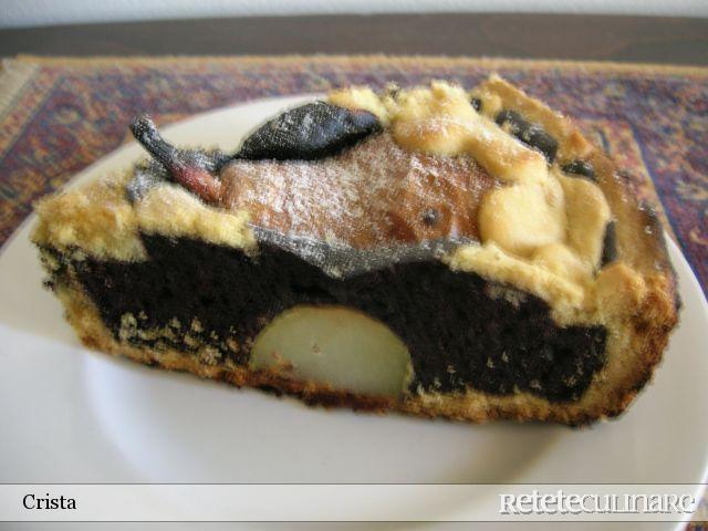 Crostata/tarta cu Umplutura de Cacao si Pere
