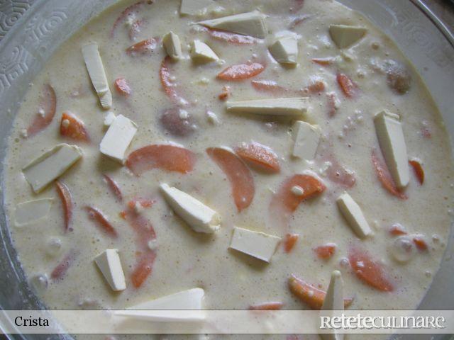 Flognarde / Clafoutis -cu Piersici