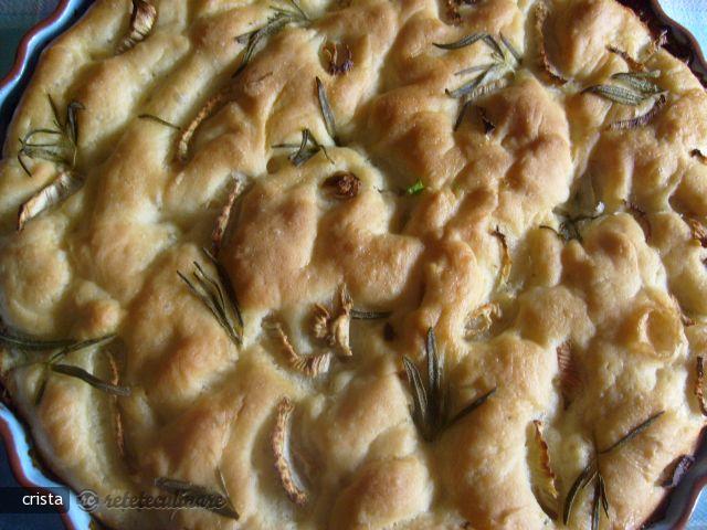 Crescente / focaccia cu Rozmarin (si Fenel)