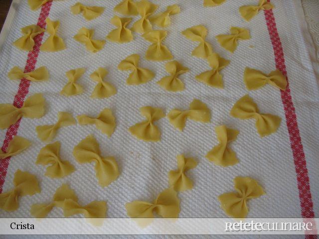 Farfalle cu Sos de Carne de Pui