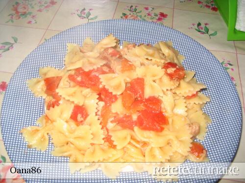 Farfalle cu Sos de Carne de Pui