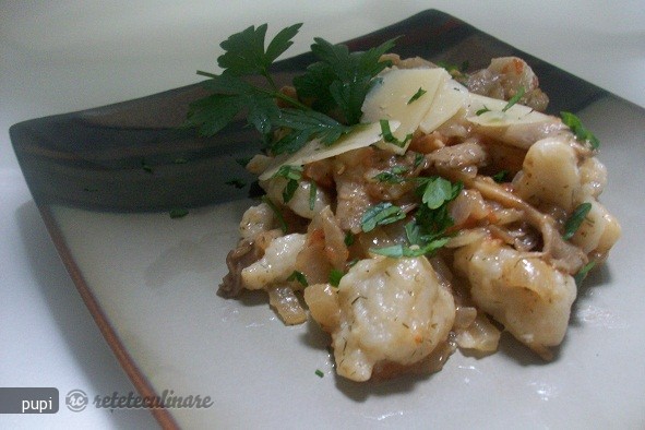 Gnocchi cu Ciuperci