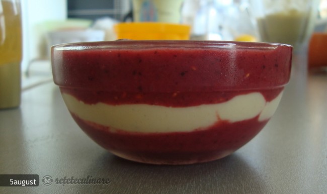 Inghetata de Fructe de Padure, banane si Avocado