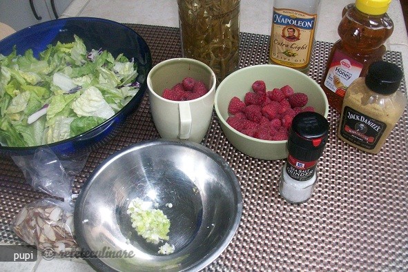 Salata cu Dressing de Zmeura