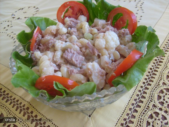 Salata de Conopida, Ton din Conserva si Paste