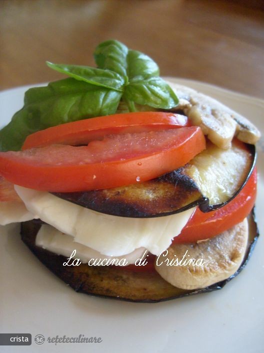 Millefoglie sau Napoleon de Vinete in Stil `Caprese`