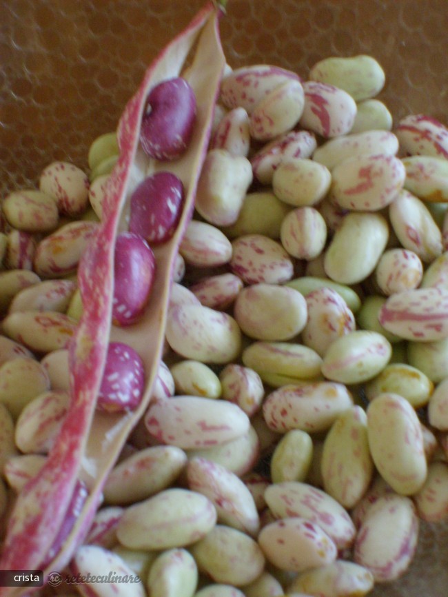 Fasole Boabe (Borlotti) cu Cirnati