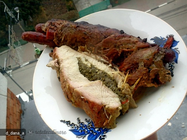 Piept de Curcan Umplut