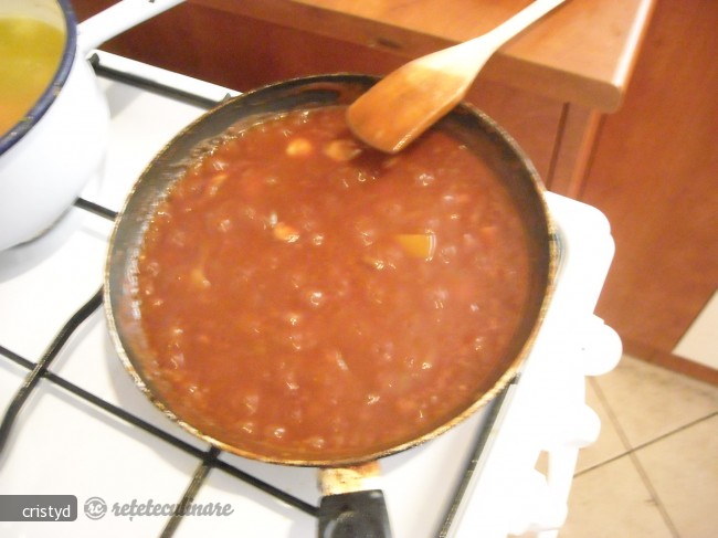 Friptura de Porc cu Vin Rosu