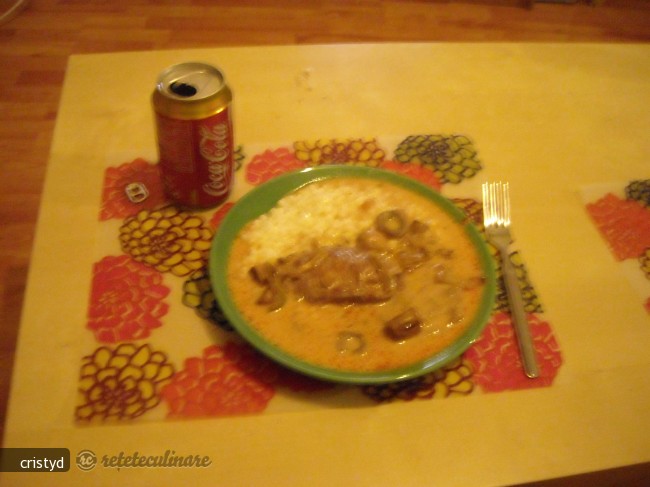 Friptura de Porc cu Vin Rosu