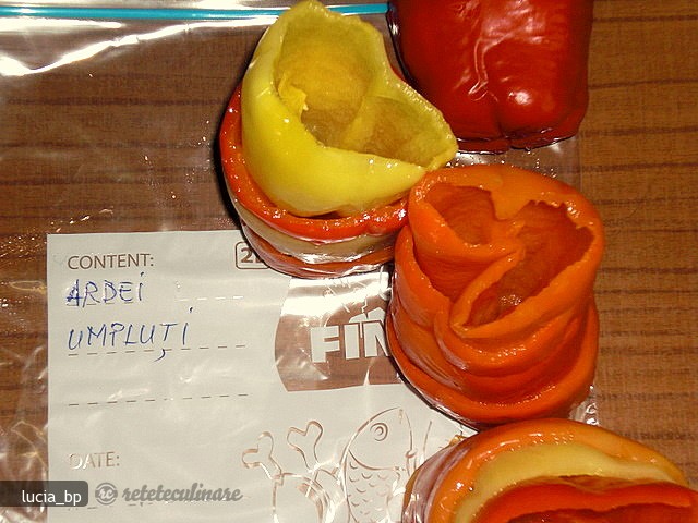 Ardei Pentru Umplut, la Congelator