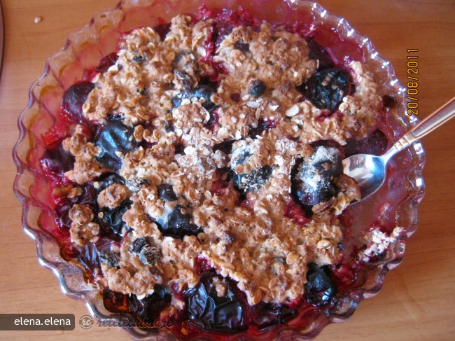 Crumble cu Prune