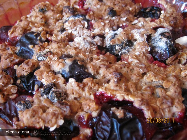 Crumble cu Prune