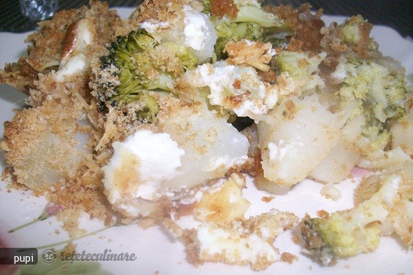 Gratin de Broccoli cu Telina si Cartofi