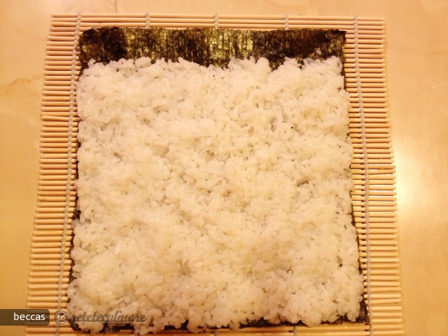 Maki Sushi cu Somon Afumat