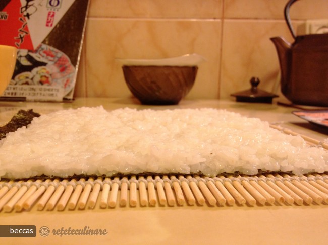 Maki Sushi cu Somon Afumat