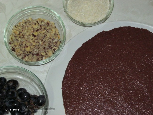 Tort Ciudat - cu Crema de Smantana si Struguri