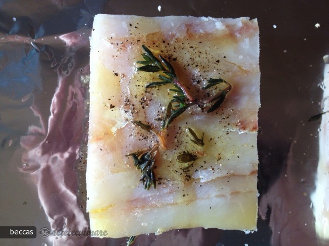 Pollock cu Fettuccine