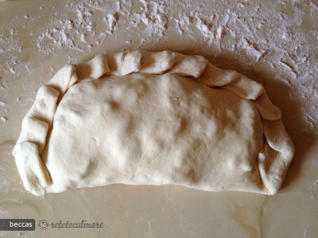 Pizza Calzone cu Mozzarela si Prosciutto