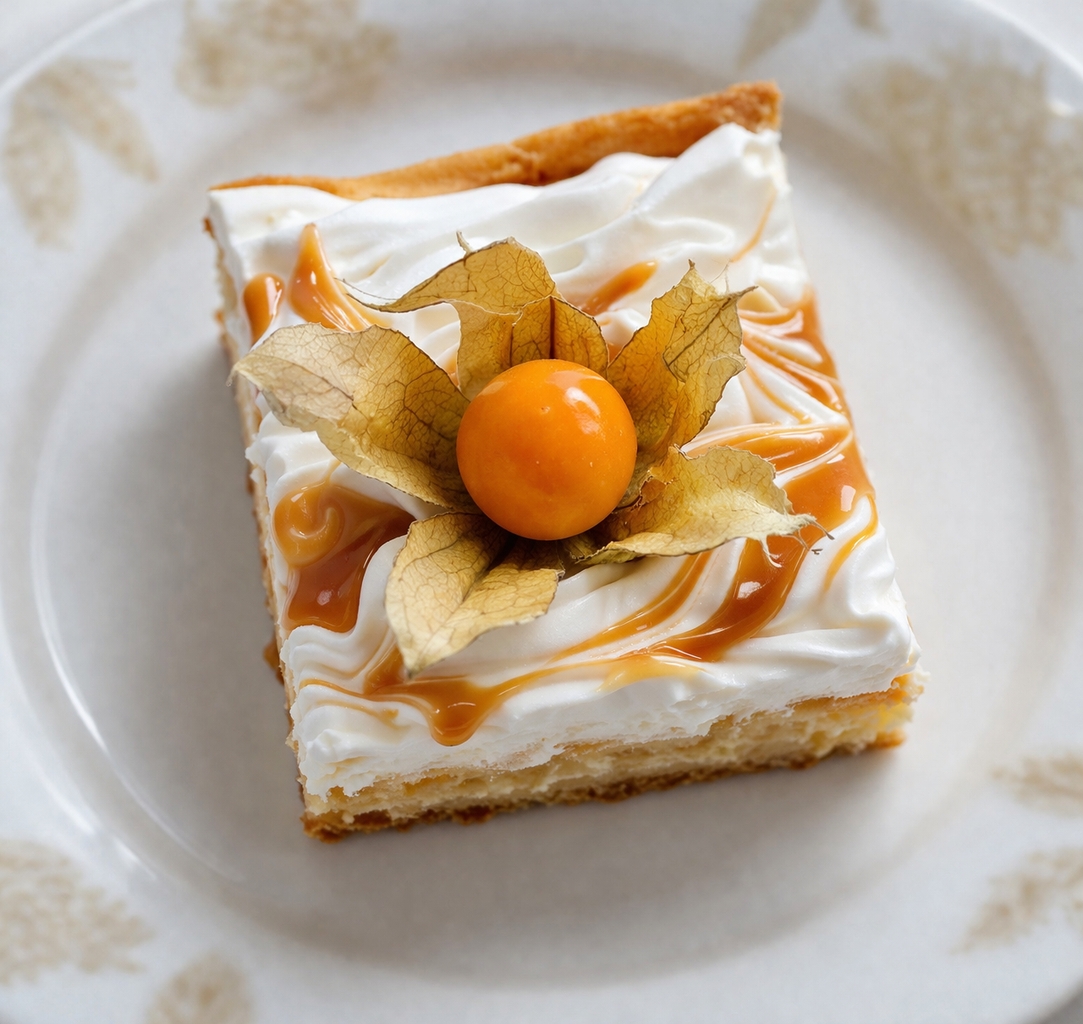 Tarta cu Mere, Sos Caramel si Mascarpone