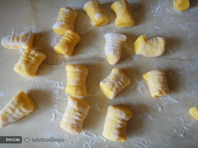 Gnocchi cu Dovleac si Sos de Gorgonzola