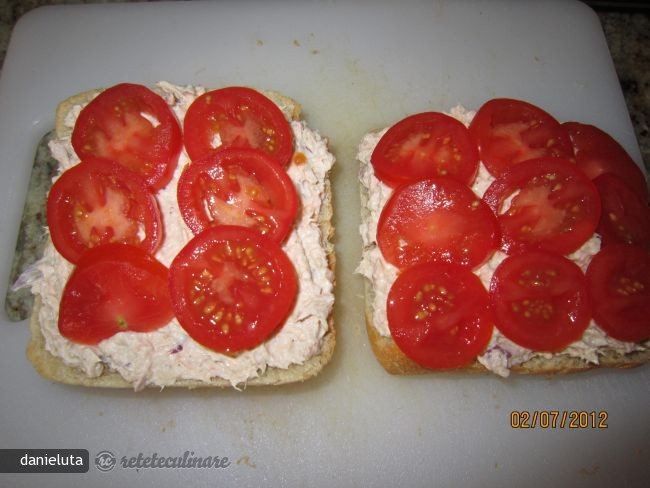 Bruschette de Ton cu Mozzarella