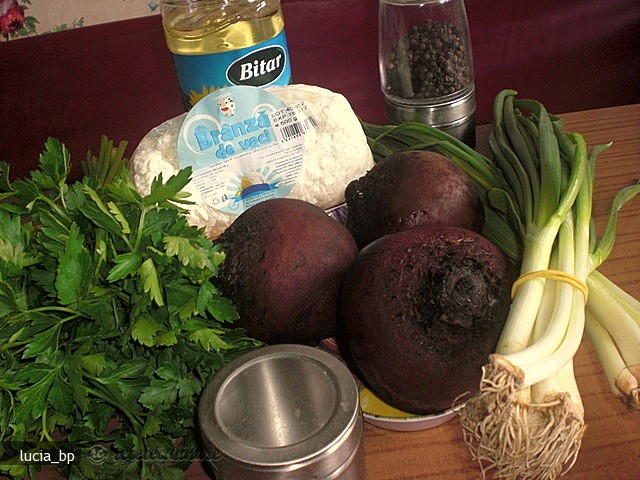 Salata de Sfecla cu Branza de Vaci