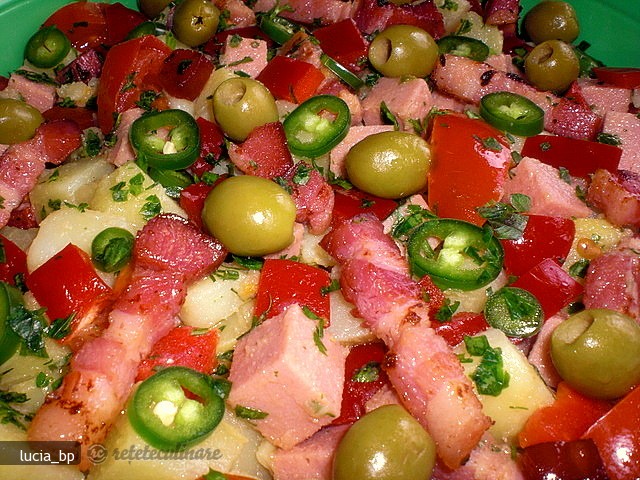 Salata de Cartofi cu Sunca si Bacon