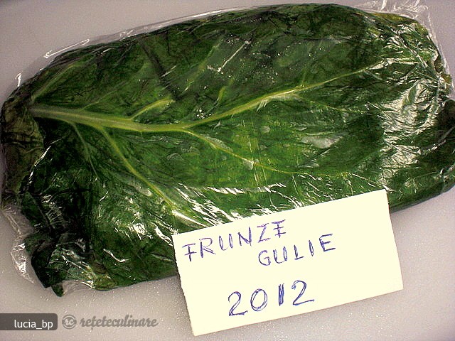 Frunze de Gulioare Conservate pentru Iarna
