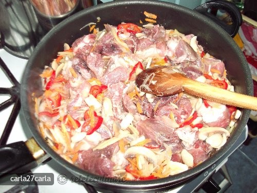 Friptura de Porc cu Legume