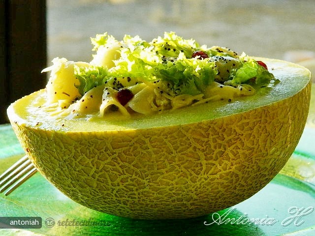Fontina And Melon Salad