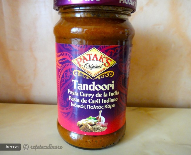 Lipii cu Pui Tandoori si Legume