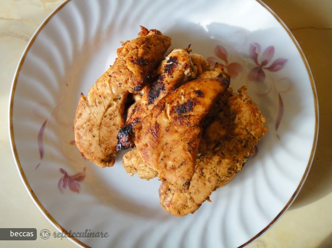 Lipii cu Pui Tandoori si Legume