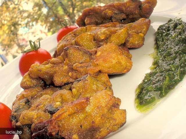 Chiftelute de Vinete, Dovlecei si Ciuperci cu Relish