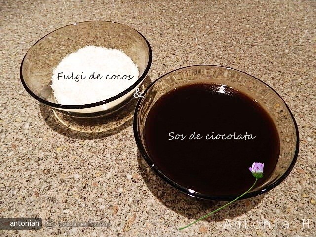 Prajitura in Sos de Ciocolata