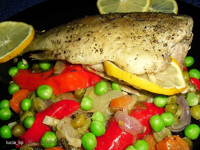 Pastrav cu Legume, la Cuptor