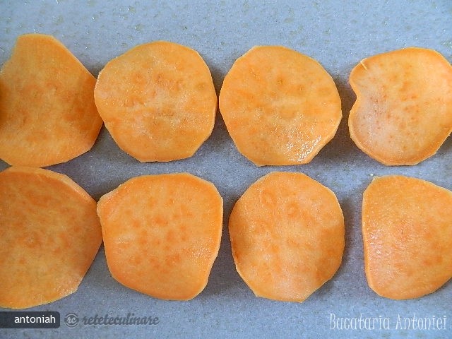 Chipsuri din cartofi dulci