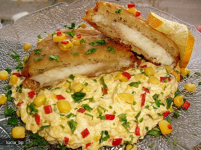 Peste in `Haine Groase` cu Pasta de Porumb