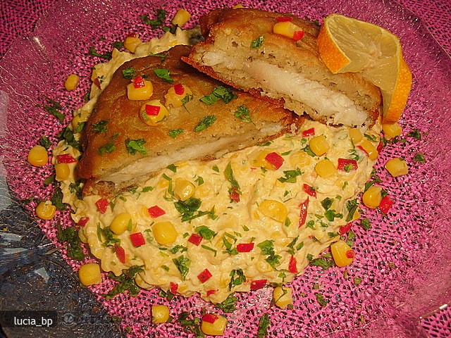 Peste in `Haine Groase` cu Pasta de Porumb