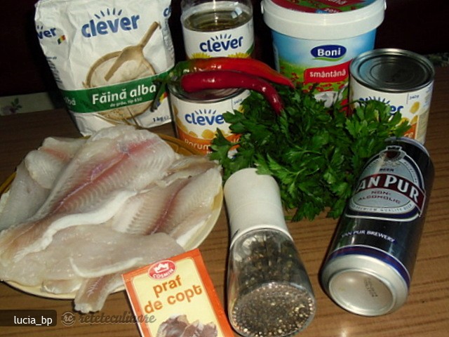 Peste in `Haine Groase` cu Pasta de Porumb