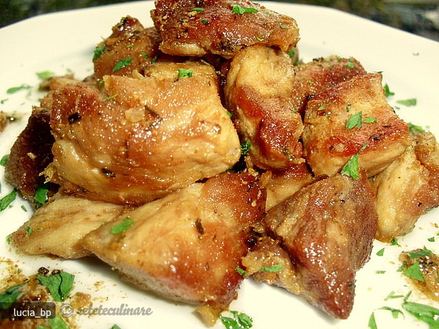Cotlet Marinat, Pregatit in Vin