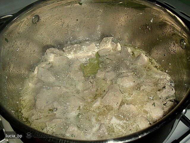 Cotlet Marinat, Pregatit in Vin